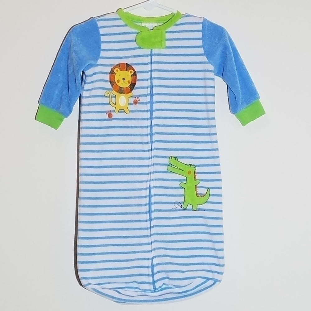 Absorba Fleece Alligator Lion Sleep Sack 0-9m